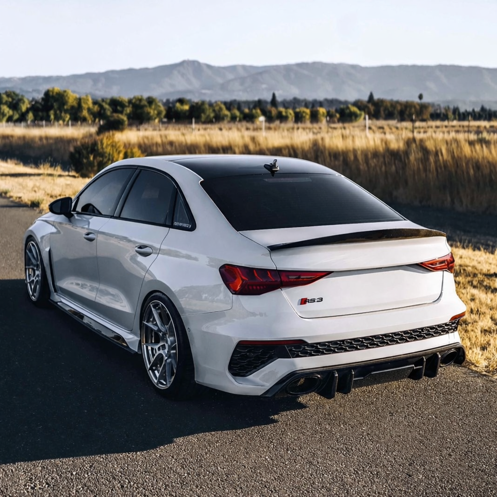 Audi A3/S3/RS3 8Y Carbon Fiber Trunk Lip Spoiler