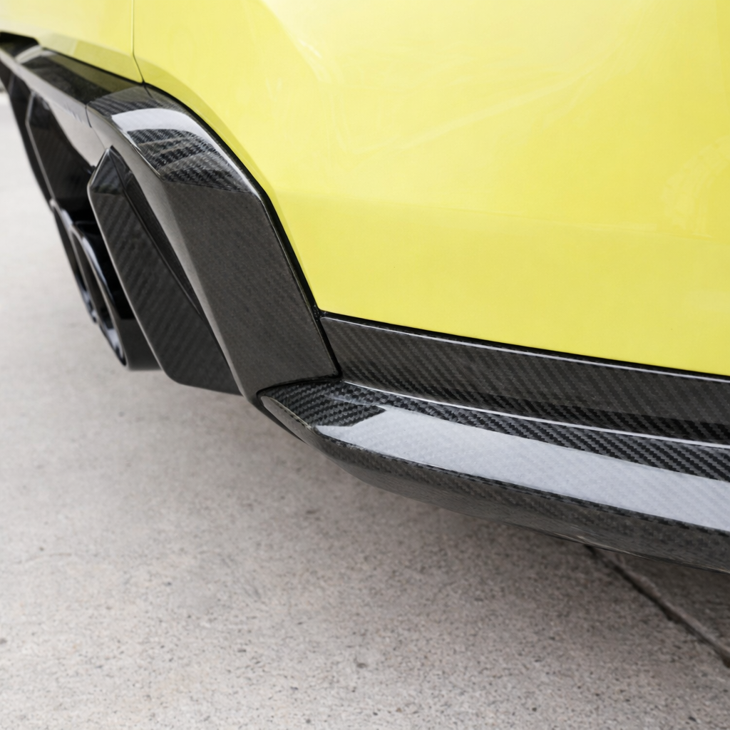 OEM Style Carbon Fiber Rear Canard Splitter - BMW G80 M3 & G82/G83 M4