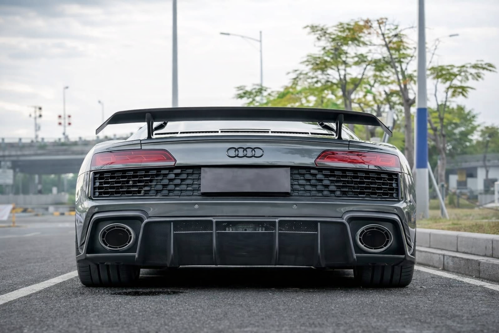 Paktechz Style Dry Carbon Fiber Rear Diffuser For Audi R8 2020-2024