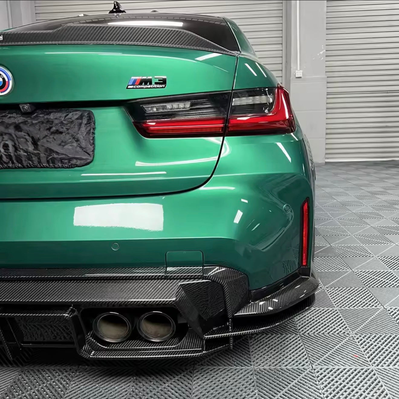 PSM Style Carbon Fiber Rear Diffuser - BMW G80 M3 & G82 M4