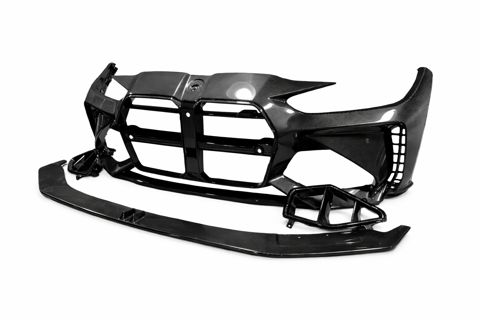 ADRO - Front Bumper Carbon Fiber Grille & Duct Vents - BMW G8X M3/M4