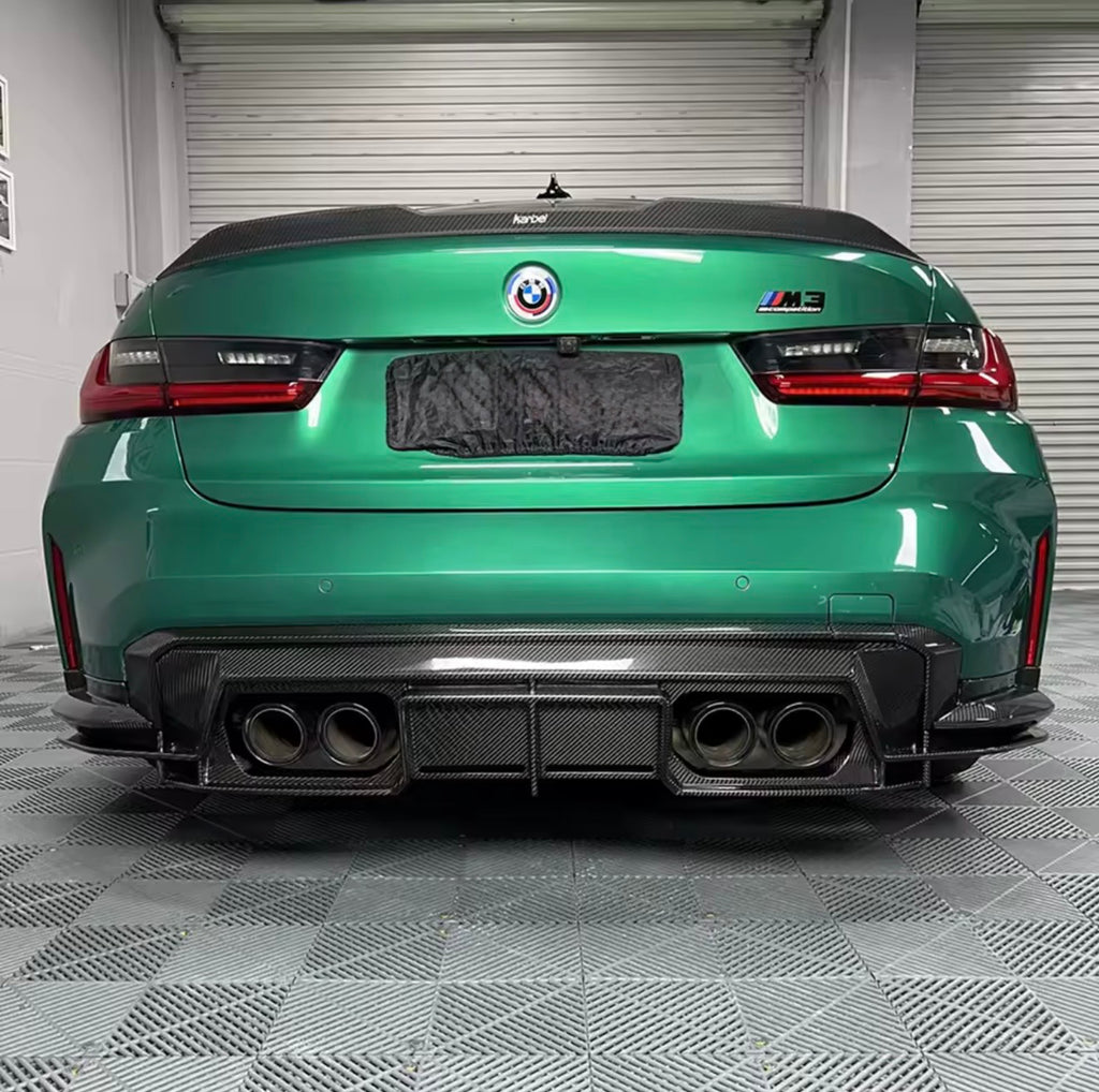 PSM Style Carbon Fiber Rear Diffuser - BMW G80 M3 & G82 M4