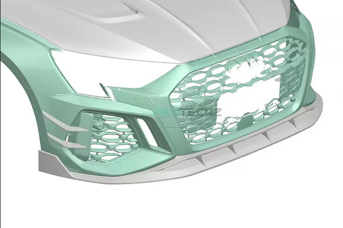 Audi RS3 8y Carbon Fiber Artisan Front Lip