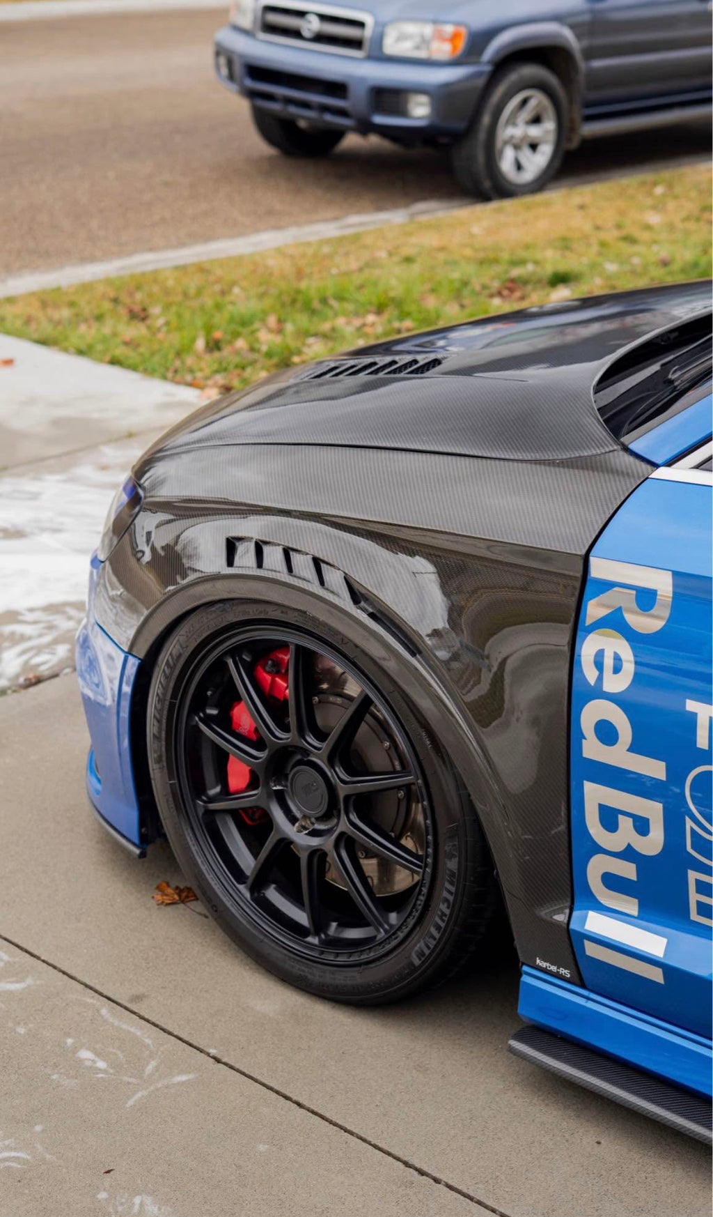 Carbon fiber Hood & Fenders Audi RS3