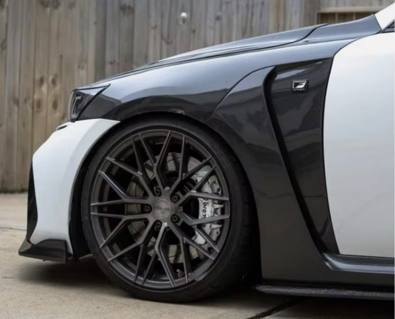 Lexus Carbon Fiber Vented Front Fenders for IS250 & IS300 & (2014-2020)
