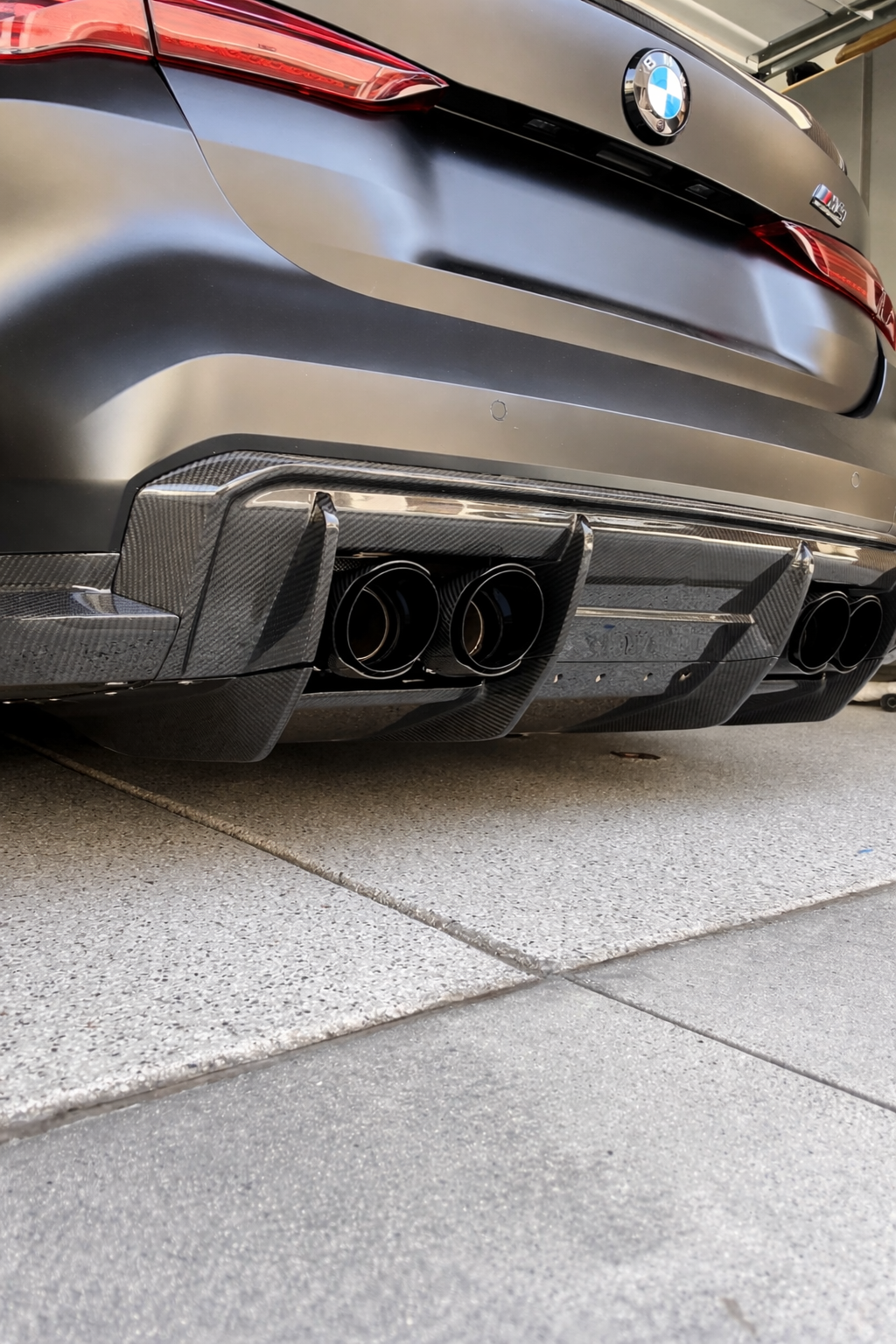 7 Piece Rear Carbon Fiber Diffuser - BMW G8X M3/M4