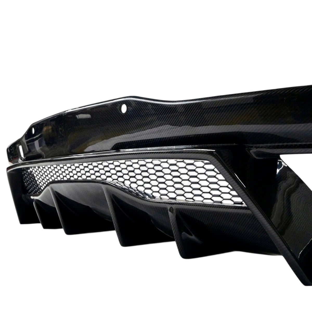 Pure Performance Race Diffuser Carbon Fiber For C8 Corvette Base / Z51 / E-ray