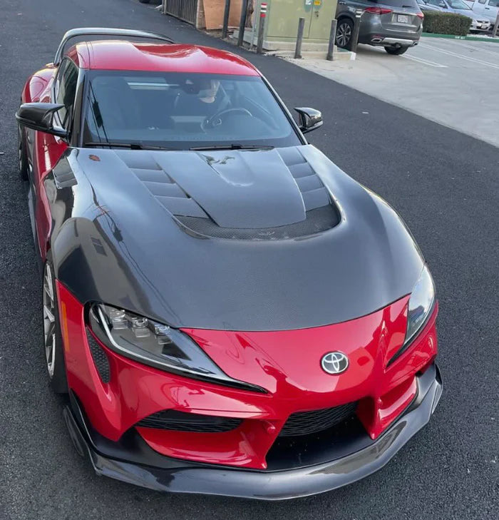 A90/A91 MKV Supra Carbon Fiber Sayber Front Lip