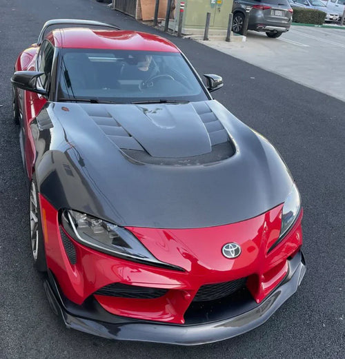 A90/A91 MKV Supra Carbon Fiber Sayber Front Lip