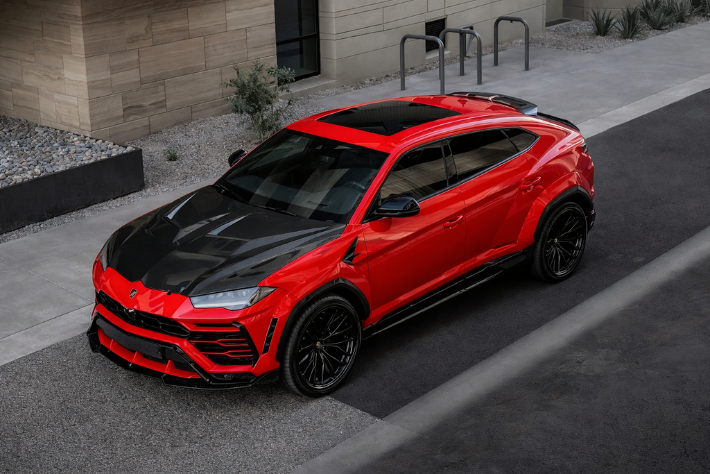 1016 Style Dry Carbon Fiber Hood For Lamborghini URUS 2018-2022